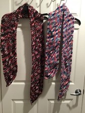 Ocean Pacific OP Scarfs Stripe Knit Cable 74 x6 Multicolor Black, Green