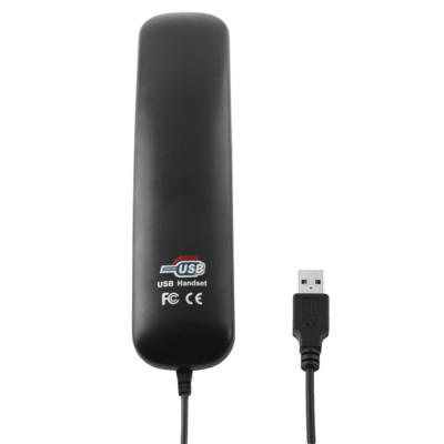 Telefonhörer mit USB Anschluss für PC Notebook VoIP Telefonie über z.B. Skype