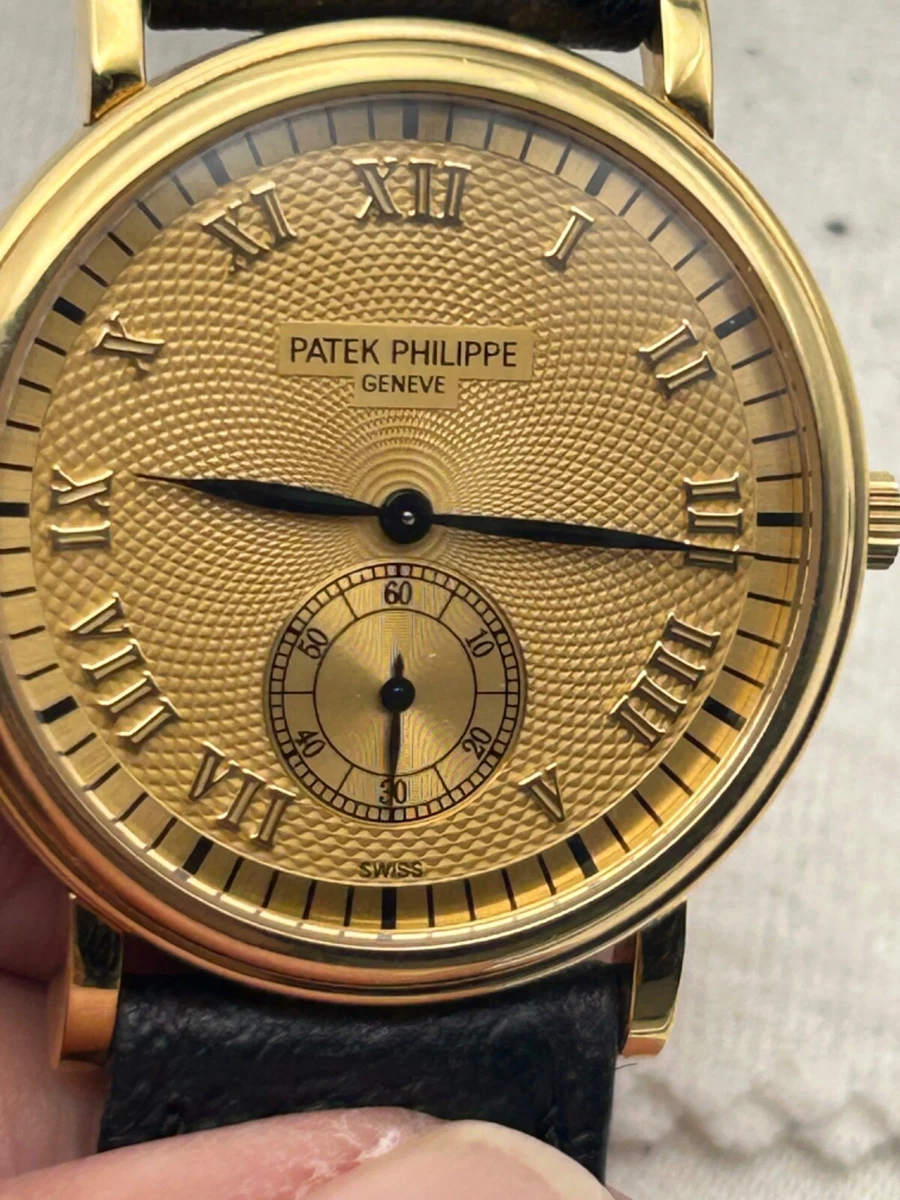 Oficial Patek Philippe Calatrava Oro 18K Ref. Reloj 5022 - Como Nuevo