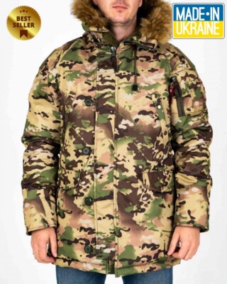 Made in Ukraine New N-3B Army Military Cold Weather Parka