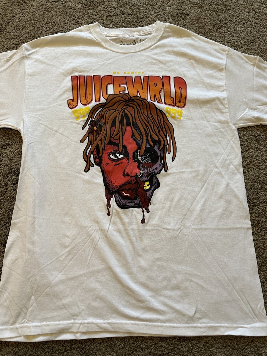 Juice Wrld 999 Club WHITE T Shirt Size Large NEW | eBay Juice Wrld 999 Club WHITE T Shirt Size Large NEW | eBay
