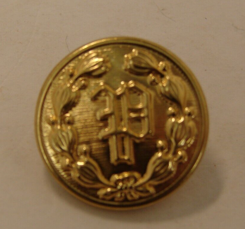 SET OF 5 Metal Police Button: Gold Color, Appx Size 7/8" 632 - Picture 4 of 6