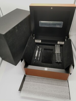 Panerai Vintage Uhrenbox Holz mit Außenbox Werkzeug und Armband für Alle Modelle