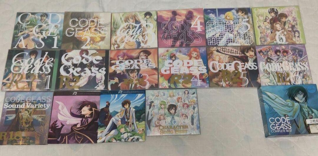 CODE GEASS & CODE GEASS R2 4CDs ost ＆ drama CD Lelouch of the