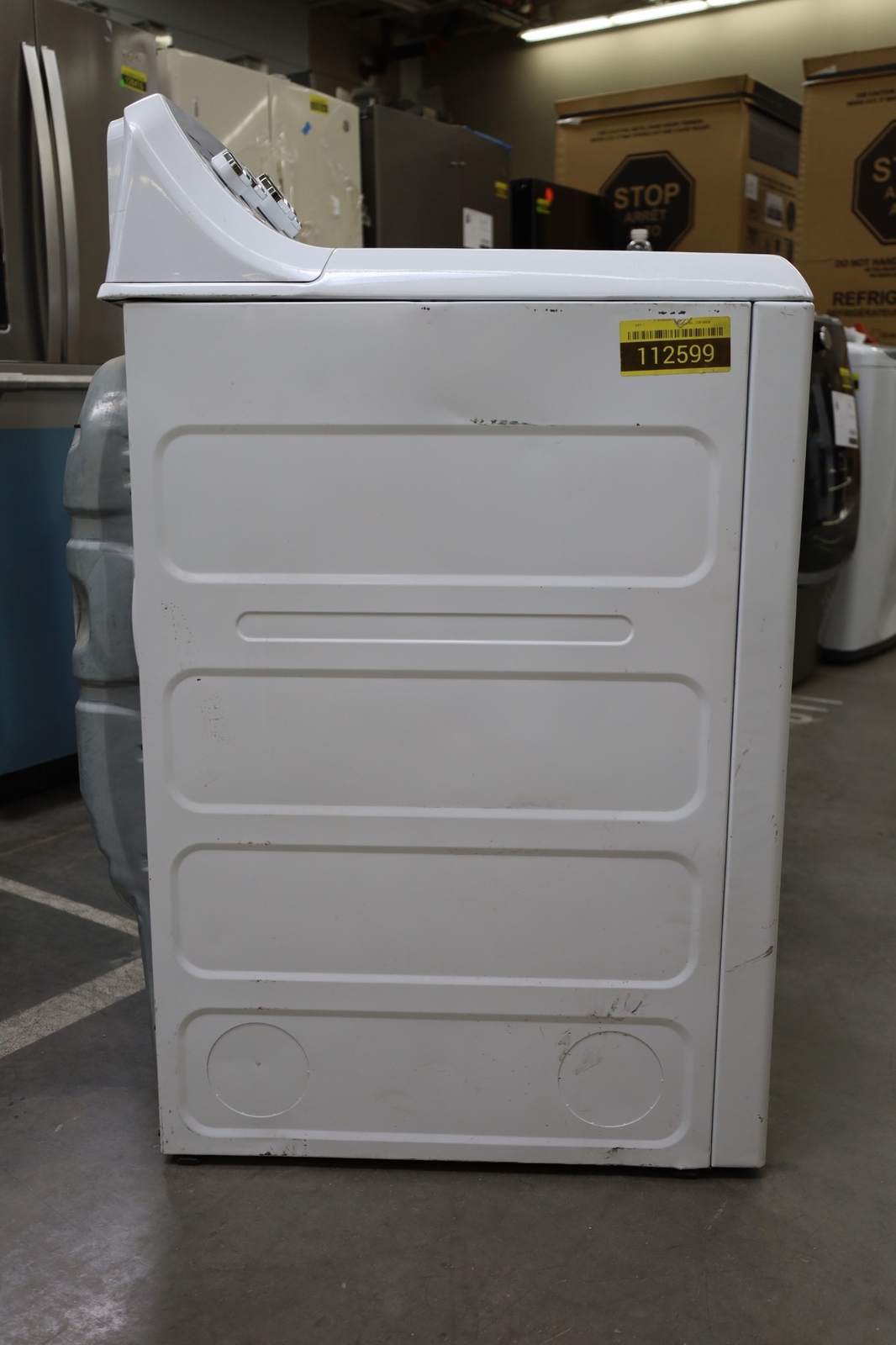 GE GTD42GASJWW 27" White Front Load Natural Gas Dryer 112599 eBay