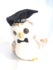 Ty Beanie Baby Smarter The Owl # 4526 7th Generation 2001 Retired MWMT