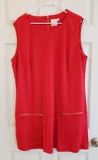 ASOS Curve Women's Red Sleeveless Dress Plus Size 18