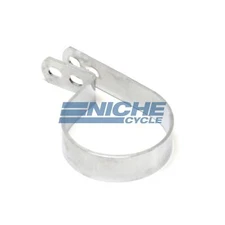 Motorcycle Custom Exhaust Head Pipe Muffler Mounting Center Clamp Chrome 3"