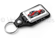 WickedKarz Cartoon Art Caterham Westfield Super 7 in 11 Colours Stylish Key Ring