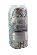 VCNY Home Yara Multicolored King 3-Piece Quilt Set