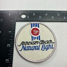 Vintage Anheuser-busch Natural Light Beer Advertising Patch 381f