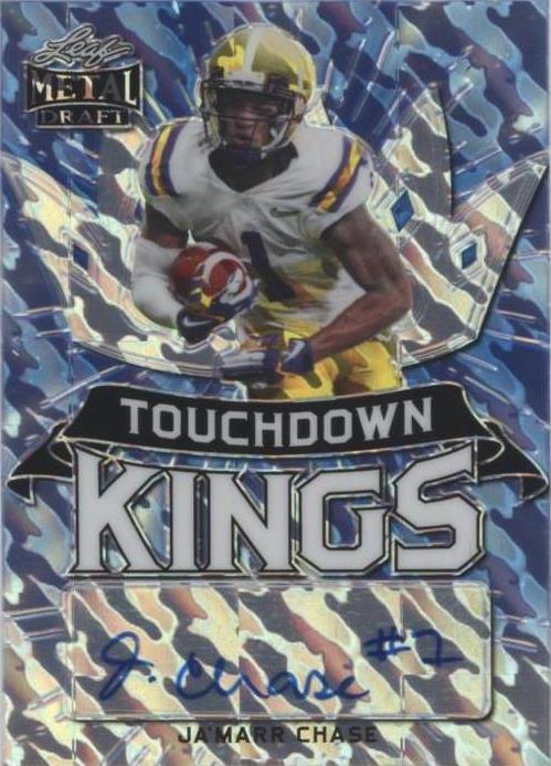 2021 Leaf Metal Draft Ja'Marr Chase #TK-JMC for sale | eBay