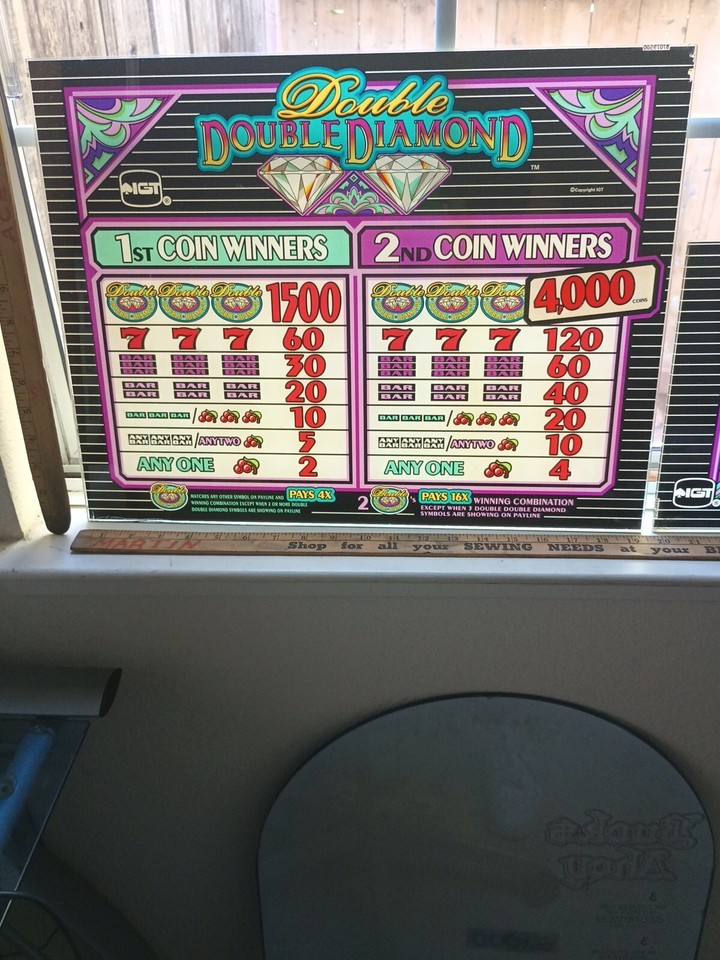 CASINO SLOT MACHINE GLASS eBay