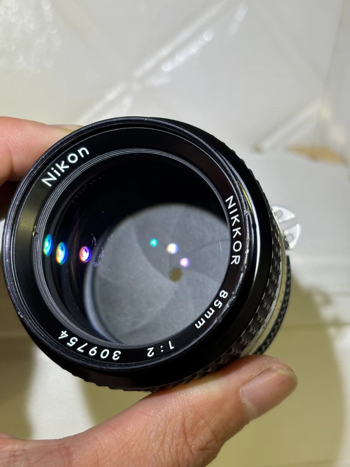 🚀🎁《Near MINT》Nikon Ai-s Ais Nikkor 85mm F/2 Portrait MF Lens From JAPAN✈✈✈✈✈✈✈ - Image 2 of 4