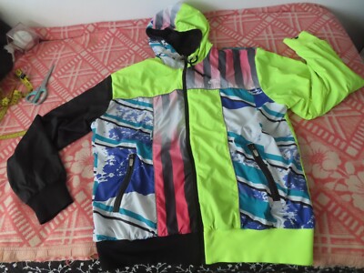 NIKE Air 90's Gray Tag Reversible Windbreaker/Solid Heavy Weight Jacket Sz-XL