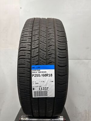 1 Used  Goodyear Eagle Enforcer P255/60R18 2556018 255/60/18 108 V - 7/32