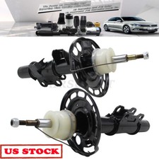 Pair For Cadillac ATS W/O ADS Front Left + Right Air Suspension Shock Absorbers