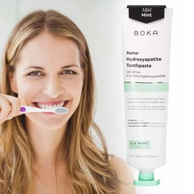 Boka Fluoride Free Toothpaste -Nano Hydroxyapatite,Remineralizing,Sensitive _UK`