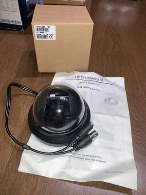 Affordable Analog Indoor Dome Camera, Black w/ Sony super HAD color CCD