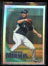 2010 TOPPS CHROME REFRACTOR #40 CLIFF LEE MARINERS MINT A0898
