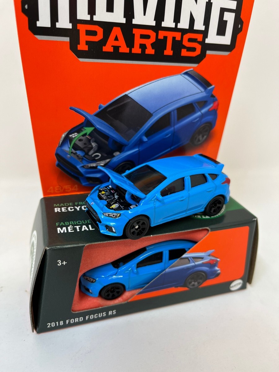 2018 Ford Focus RS * BLUE * 2024 Matchbox Moving Parts Case M