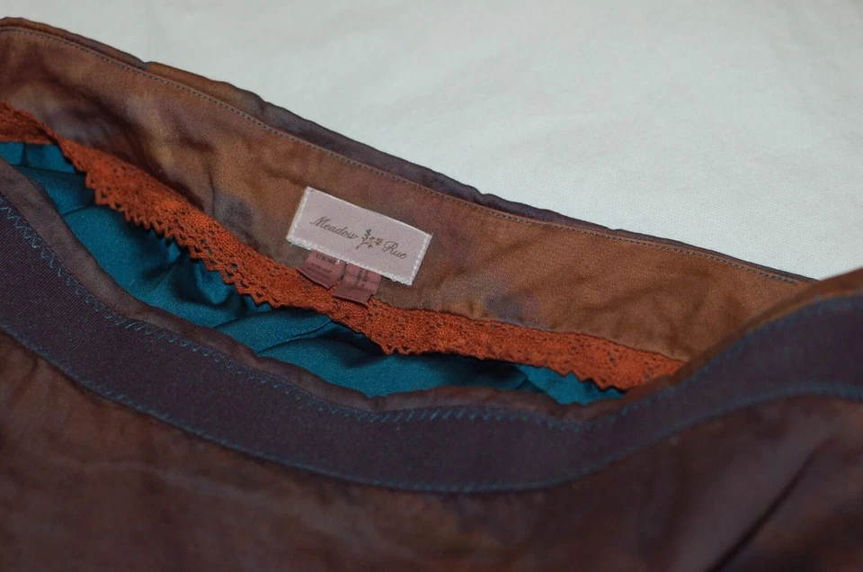 Falda lápiz de algodón Meadow Rue Anthropologie para mujer talla 4 P EE. UU. Foto 4 de 4