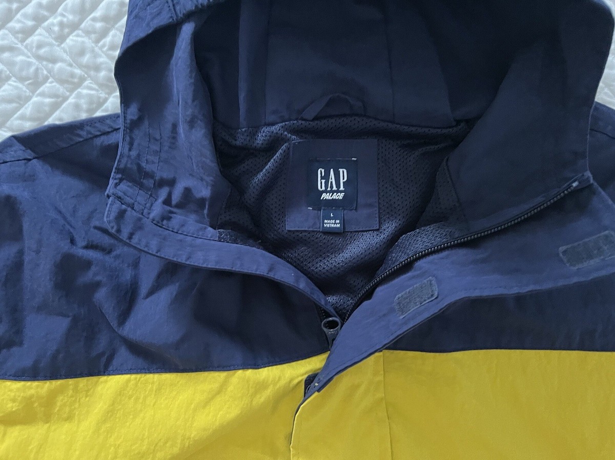 Palace x Gap Kids Windbreaker Size Large (10) Navy (& Yellow Palace x Gap Kids Windbreaker Size Large (10) Navy (& Yellow