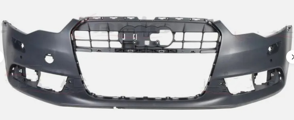 Front Bumper for Audi A6 (4G / C7) 01.2011-06.2014 PDC and ASR