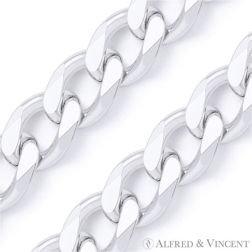 4.5mm Cuban / Curb Link Italian Chain Anklet in Solid .925 Italy Sterling Silver - Picture 2 of 2