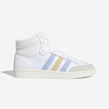 Autentiche Adidas Americana Hi ® (taglie UK: 9,5 e 10) bianche/blu