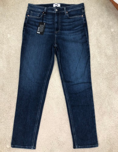 Neu mit Etikett Paige Denim Gemma Damenjeans hoher Bund Zigarettenbein Größe 32 in Skizzenbuch - Bild 5 von 21