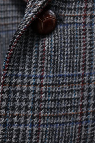 PENDLETON VINTAGE TWEED mens gray plaid WOOL sport coat suit jacket blazer 40 R - Picture 8 of 16