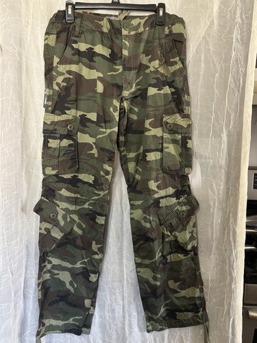 Matchstick Camo Pants With Cargo Pockets Size Xl - Picture 1 of 10