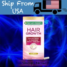 Natural Bounty Optimal Solutions Hair Growth Supplement – 90 Capsules