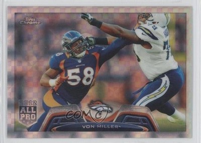 2013 Topps Chrome Retail X-Fractor Von Miller #69 e2e