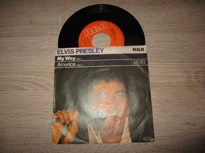 Elvis Presley My Way America Single 7''