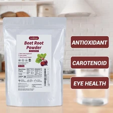 1LB Red Beet Root Powder Beta Vulgaris Non-GMO Nitric Oxide Extract Super Food