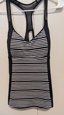 NWT Nike Women's Racerback Swim Top Tankini Covers Stomach Padded Size Large