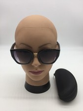 Dior Fashion Black Frame Sunglasses 54-19-143 Blue Lenses