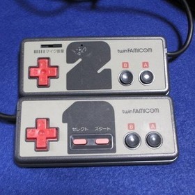SHARP Twin Famicom Console System AN-500 Black [Maintained Belt Replaced]