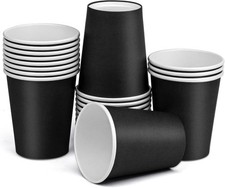 Paper Cups 8 oz 25 Pack, Disposable Paper Coffee Cups, Disposable Paper Cups for
