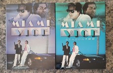 Miami Vice Complete 1st  2nd Season 1  2 DVD Don Johnson NEVER TRUST STOCK PIC