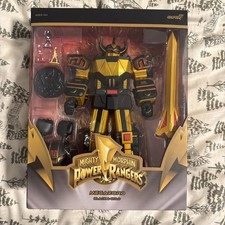 Mighty Morphin Power Rangers Megazord ULTIMATES   Black and Gold  by Super 7 New