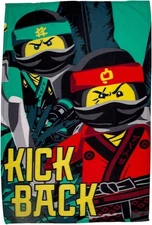 LEGO Ninjago Movie 'Jungle' Fleece Blanket - Large Print Design