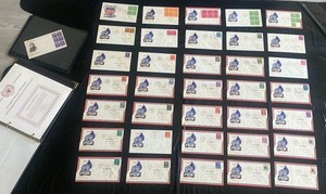 1938 Presidential Series 36 FDC Complete Set $1 $2 $5 w/ COA in nice Album