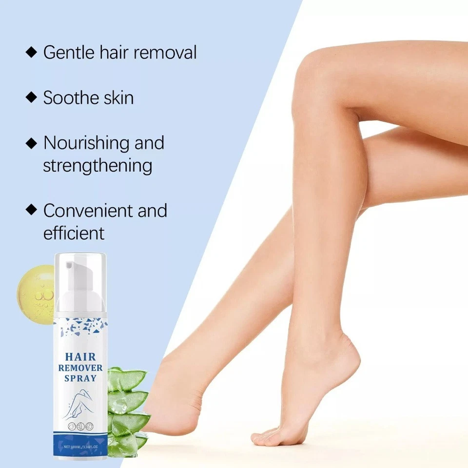 Depilador en spray delicado de 100 ml, hidratante y suave para hombres y mujeres Lo último~~ Foto 3 de 4