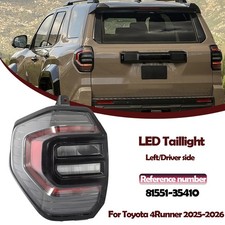 New Left Driver Side LED Rear Tail Light Lamp For Toyota 4Runner 2025-2026