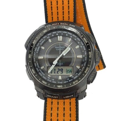 Casio PRW-5100 Quartz Digital Watch Orange Sport
