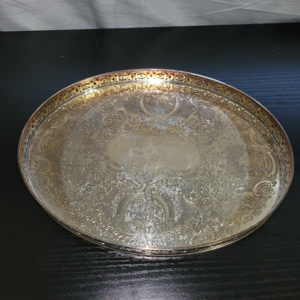 【英国 Barker Ellis】ミニラウンドトレイ　15㎝ Barker Ellis Antique US Silver-Plated Platters & Trays for sale | eBay