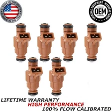 OEM 6x Bosch Fuel Injectors Fits 2003-06 Mercedes-Benz ML350 S350 CLK320 3.7L V6